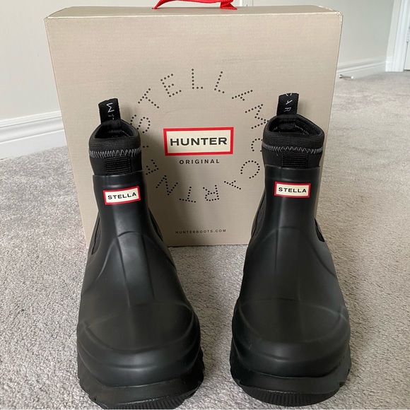 SOLD: HUNTER Stella McCartney Rain Rubber Boots Limited Edition BNWT - Picture 2 of 9